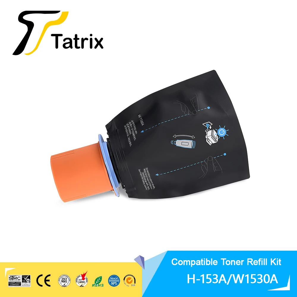 Ink Cartridge Toner Cartridge Replacement Tatrix W1530X W1530A toner 153A 153X T Premium Compatible Toner Reload for HP LaserJet Tank 1504/2504 MFP 1604W 2604SDW Printer