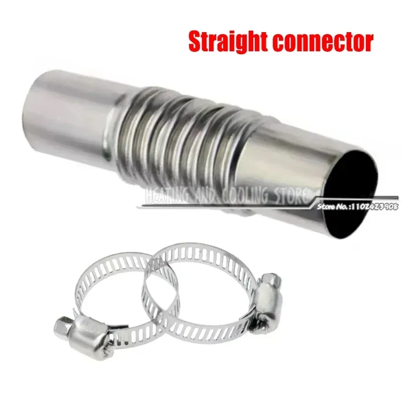 Diesel Heater Exhaust Pipe 15cm/20cm Exhaust Pipe Tube Car Accessories Elbow Connector With 2 Clamps For Eberspacher Webasto