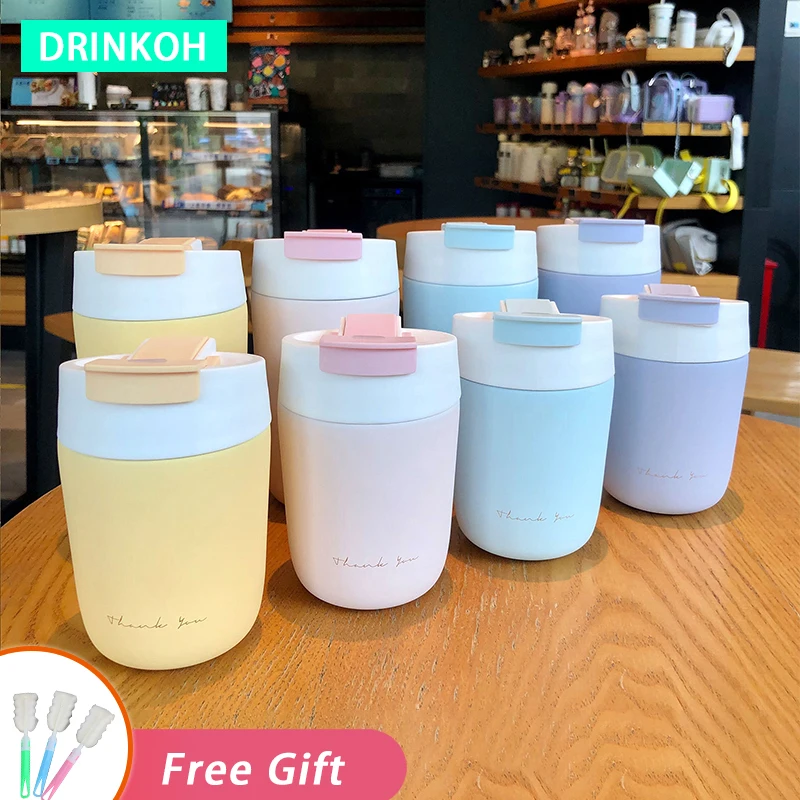 Drink Cup Coffee Mug Thermos Bottle  Vacuum Flask Coffee Water - New 350/ 500ml - Aliexpress