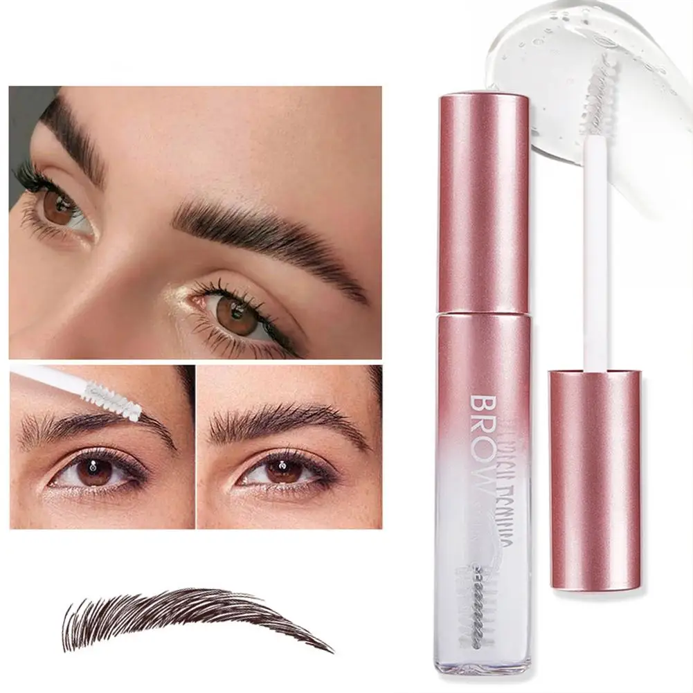 

Натуральная прозрачная помада для бровей, мыло для укладки бровей, гель-фиксатор для бровей с кисточкой, макияж для женщин, косметика для бровей C3E7