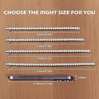 Bracelet tennis Nuoya 2 mm en moissanite, laiton plaqué or 18 carats, diamant de laboratoire VVS avec certificat GRA, pour hommes et femmes, vente en gros 6