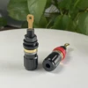 EIZZ 24K Gold Plated Speaker Terminal Binding Post Banana Plug Connector Amplifier HIFI DIY 3