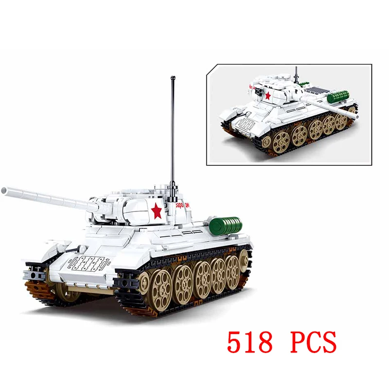 Sluban Normandy Landings Ww2 Military Vehicle Bunker Artillery Building Blocks Germany UK US World War I Ii Army Tank Plane Sets 5