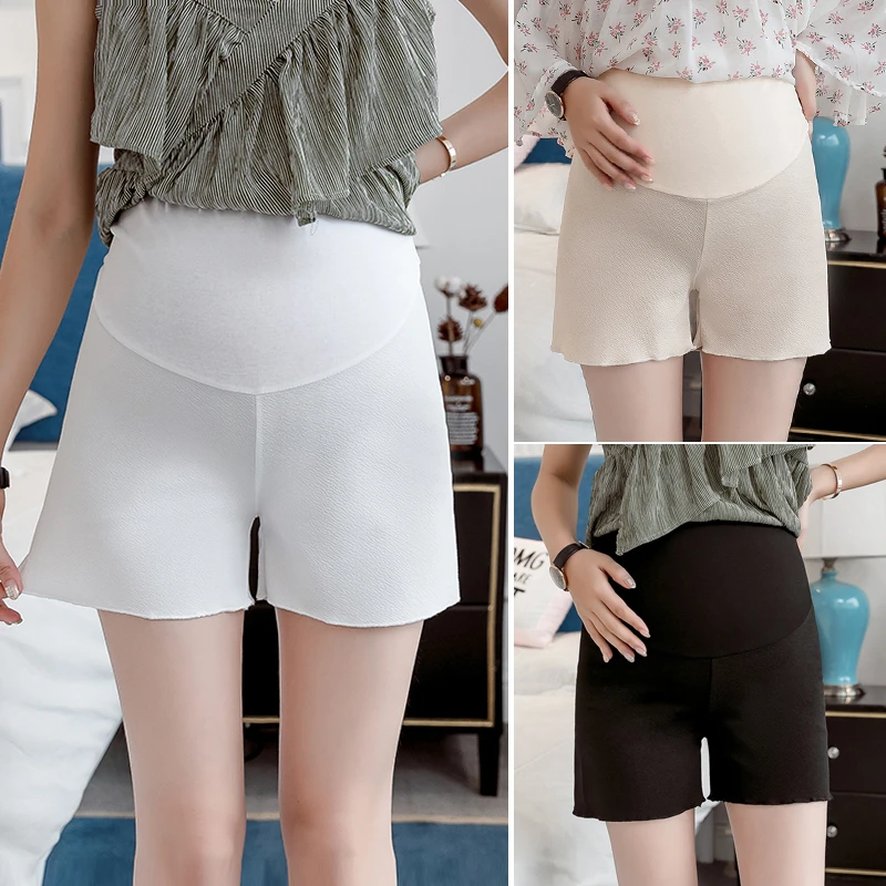 Women Safety Shorts Pregnancy Underpants Breathable Maternity Leggings High Elasticity Underwear Clothes for Fat Pregnant Woman