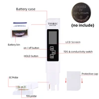 3 in 1 PH Tester Water PH Meter TDS EC Temperature Meter Digital LCD Water Testing Pen Purity Filter Water Quality Tester 2