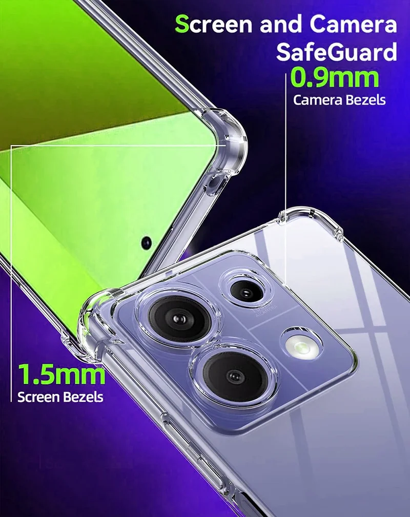 Shockproof Ultra Thin Silicone Soft Clear Phone Case