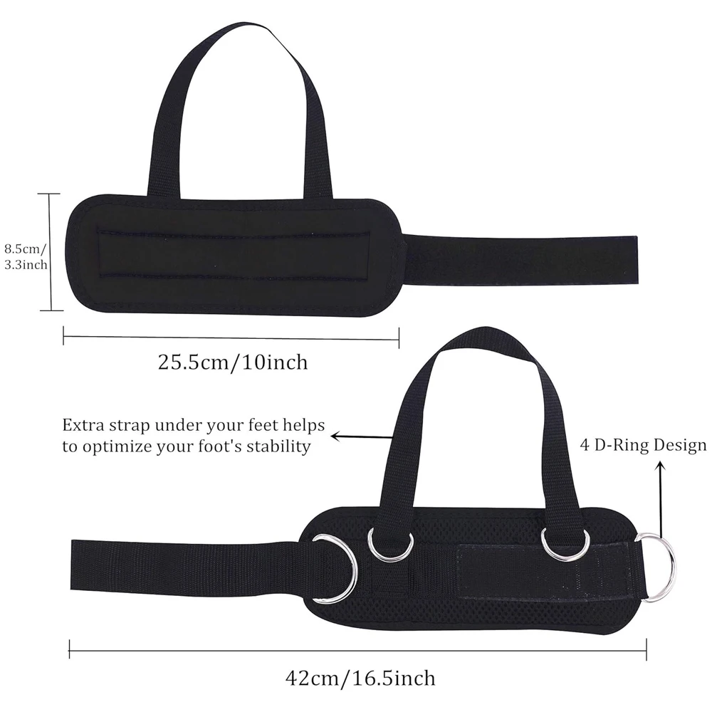 Ankle straps 1/2Pcs Ankle Straps for Cable Machine Kickback Gym Ankle Cuff Kickback Strap Workout Leg Extensions