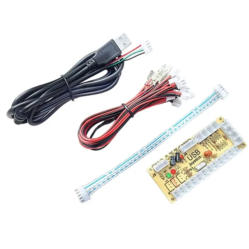 IDUD DIY 아케이드 제어 모듈 제로 딜레이 엔코더 USB-조이스틱 아케이드 로커 회로 기판 PC