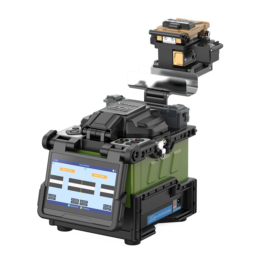 

factory supply Komshine Optical Fiber Fusion Splicer EX39 mini Handheld Fttx Fiber Splicing Machine FX 39 Fusionadora De Fibra
