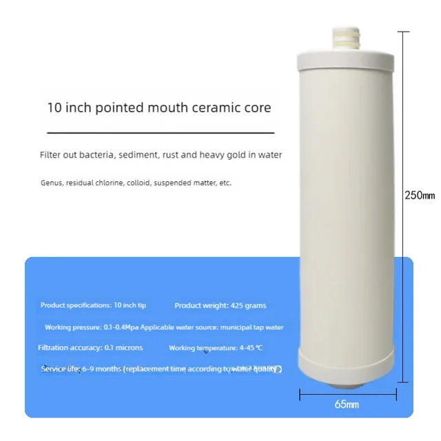 10นิ้ว Universal เซรามิคกรอง,กรองน้ำ,คลอรีนสิ่งสกปรก,ระบบ 5