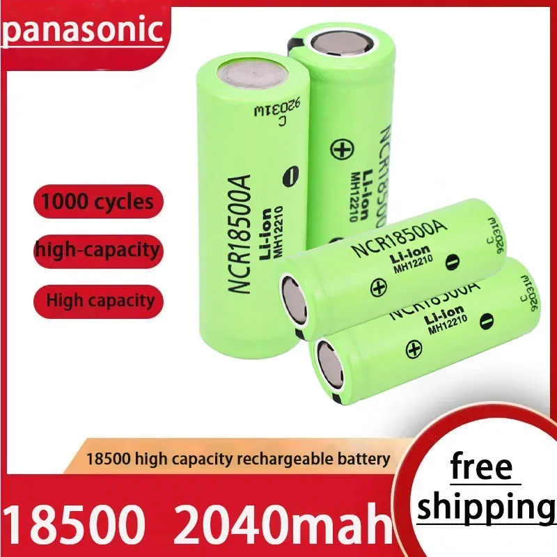 Accus Lithium-Ion PANASONIC NCR-18500 3.6V 2000mAh FT
