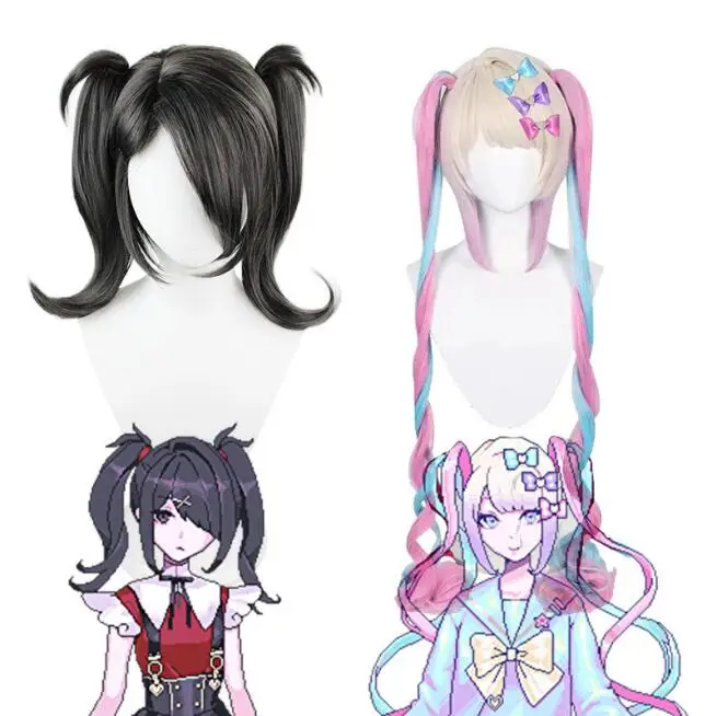 

NEEDY GIRL OVERDOSE coaplay wig OMG Kawaii Angel-chan Ame-chan Cosplay Wigs Heat Resistant Curly braids Party hair