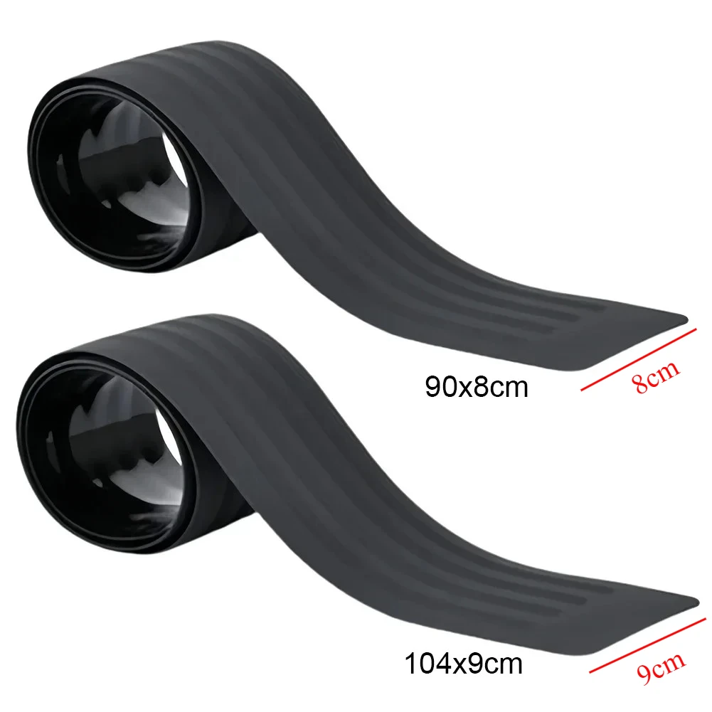 Rubber Car Trunk Door Sill Plate Protector Anti Scratch Guard