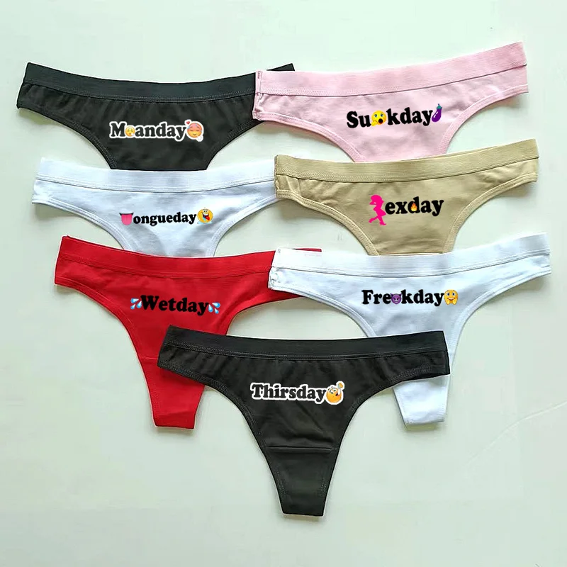 https://ae01.alicdn.com/kf/S3423fe167660463b999aae4db5a25a6dr/7-Pcs-lots-Women-Underwear-Days-Of-The-Week-G-string-Panties-Cotton-Hot-Sexy-Underwear.jpg