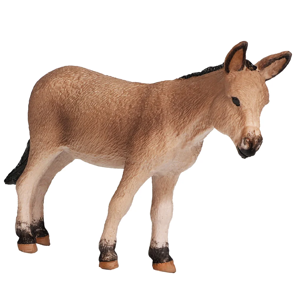 

Donkey Adornment Desktop Donkey Decoration Standing Donkey Toy Farm Animal Model Donkey Model