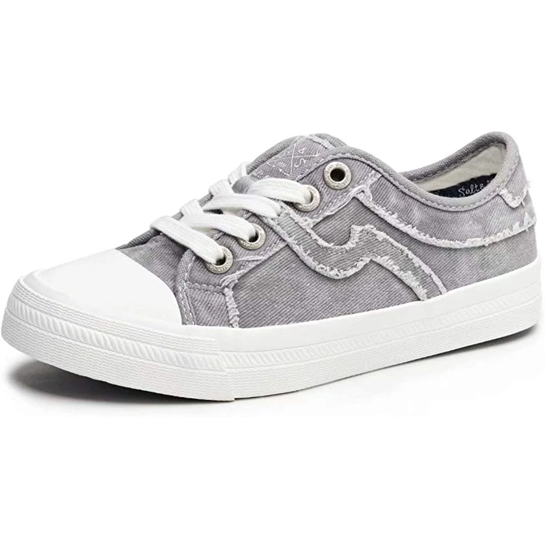 Casual Sneakers Female Women's Canvas Fashion New Sneakers Low Top Lace Up Comfortable Casual Shoes Walking Flats