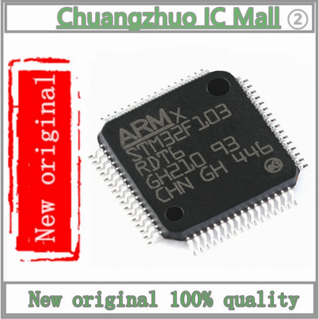 

1pcs/lot STM32F103RDT6 IC MCU 32BIT 384KB FLASH 64LQFP Chip New original