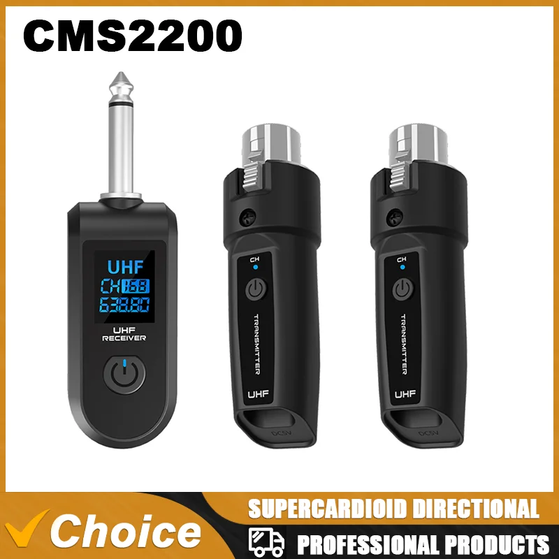 Wireless Microphone Professional Guitar XLR Transmitter and Receiver For BETA58 E945 mic audio mixer PA
