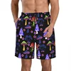 Cartoon 3D Printed Plants Mushroom Beach Shorts Men Summer Surf Board Shorts Swimsuit Cool Street Ice Short Pants Swim Trunks 3