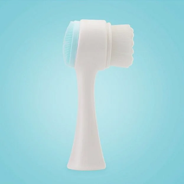 3d silicon double-sided silica gel cleansing brush