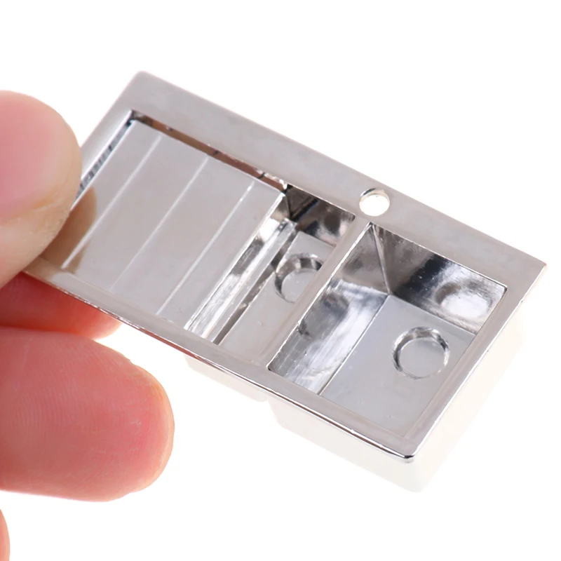 미니어처 인형의 집 합금 워시 대야 시뮬레이션 욕실 라바보 싱크대 장난감