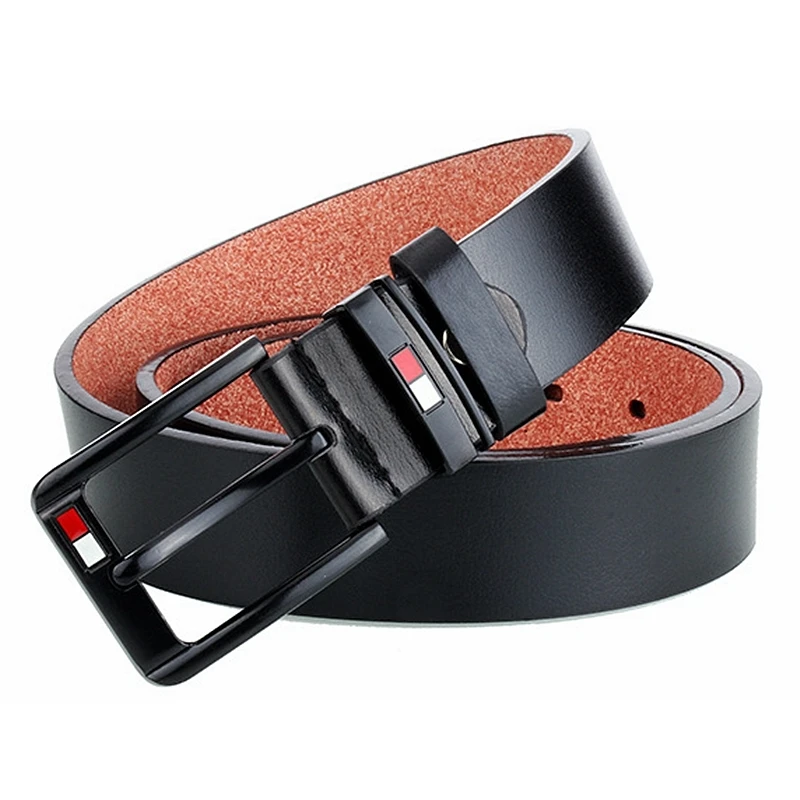 VOOTHOST Fashion Alloy Pin Buckle Men's Belt Casual Jeans Belt Male All-match Leather Formal Business Designer Waistband VB236_viptrois.com