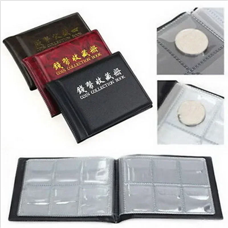 Book Coin Album Holder Money Pockets 35*40mm Folders Openings Storage Collecting Container Hot Portable Lightweight