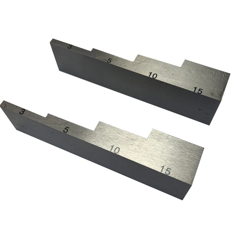Calibration Block 4 step 2.5- 5- 10- 20mm Steel Ultrasonic Thickness Gauge Linear Calibration Block Carbon
