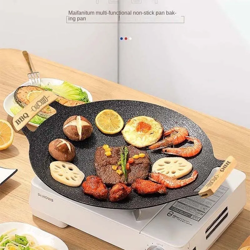 Outdoor Maiyanshi Cassette Oven Baking Pan Korean Teppanyaki Induction
