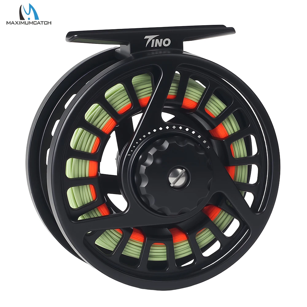 ★新品フライリール★6061-T6アルミ★マシンカット切削★＃3～5番★送料込み イオ】フライリール #2/3 ブルー&シルバー アルミマシンカット