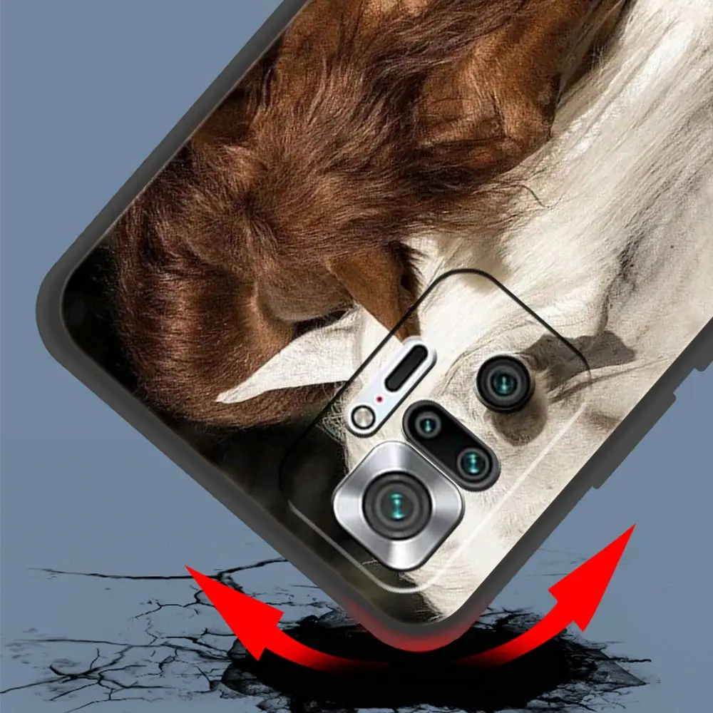 Elegant Horse Design Soft Cover Phone Case