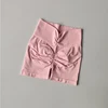 Short de Yoga taille haute sans couture pour femmes, Sexy, contrôle du ventre, Leggings courts de gymnastique, respirant, Short d'entraînement de course