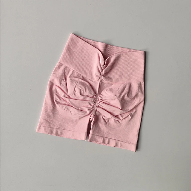 Short de Yoga taille haute sans couture pour femmes, Sexy, contrôle du ventre, Leggings courts de gymnastique, respirant, Short d'entraînement de course