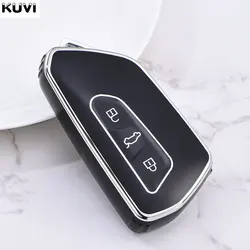 Enhanced TPU Car Key Case Cover Shell (Black)