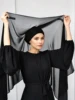 105817-f18db2.jpg Hijab instantané en mousseline de soie avec boucle magnétique, couleur unie, écharpe musulmane pour femme, Turban islamique, bandeau à la mode, châle, nouvelle collection