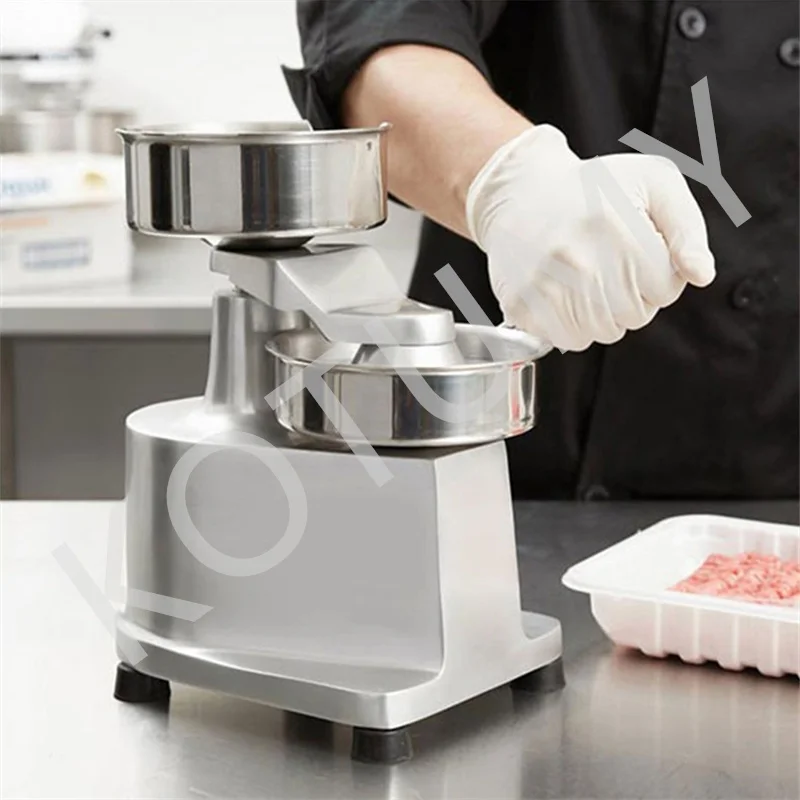 Beef Pie Mold Tool 100/130/150mm Manual Hamburger Beef Patty Forming Machine with 500 Sheets of Oil Absorbing Paper