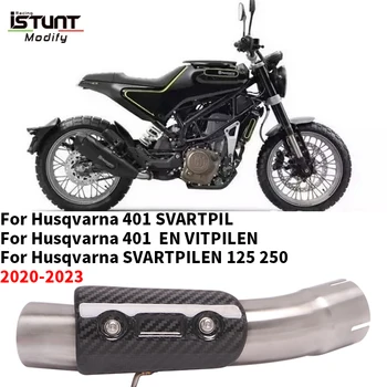 Slip On For Husqvarna 401 SVARTPILEN 401 VITPILEN 125 250 2020 2021 2022 2023 Motorcycle Exhaust Espace Moto Mid Link Pipe