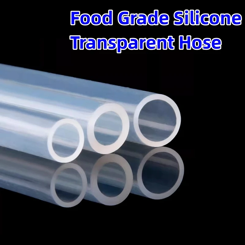 Food Grade Silicone Transparent Hose I.D 12 13 14 15 16 17 18 19 20 22 25 30 32 38 50mm Aquarium Flexible Nontoxic Silicone Tube