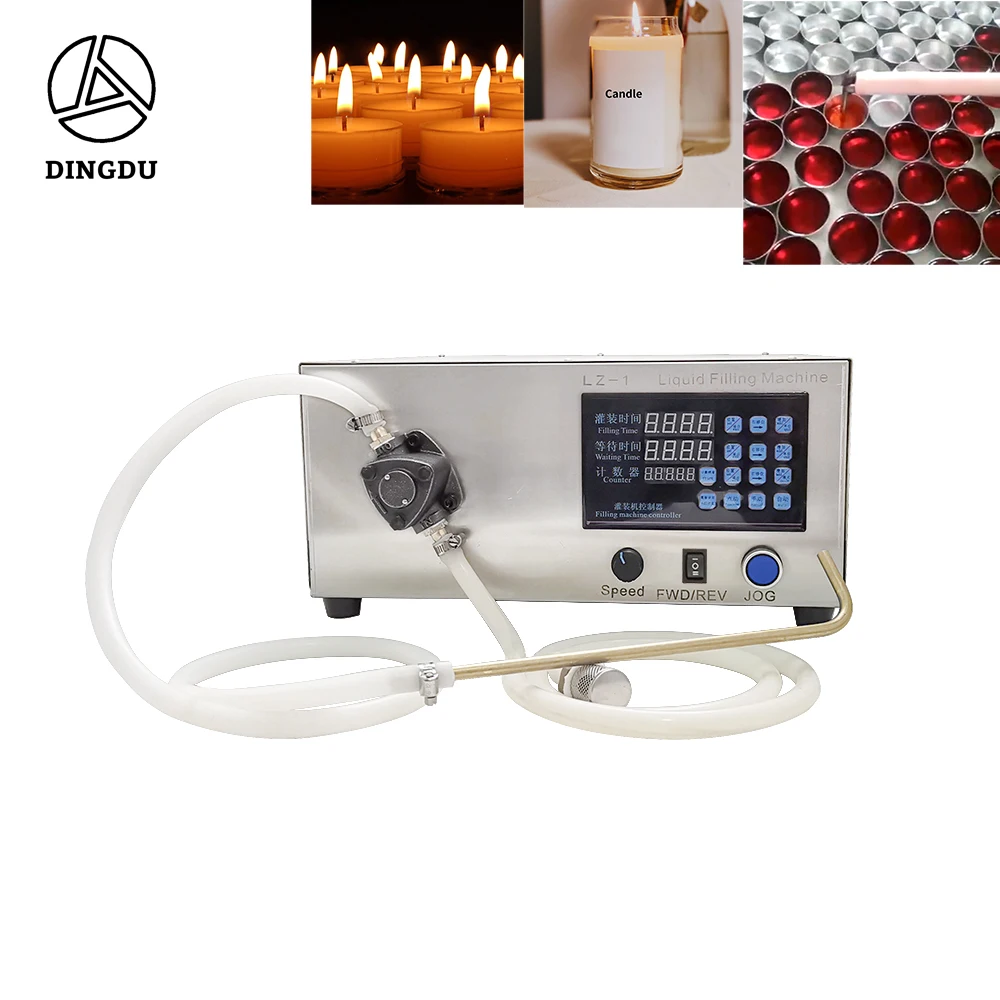 DINGDU LZ-1 Semi Automatic Electric Single Head Butter Lamp Scented Candle  Wax Filling Machine - AliExpress