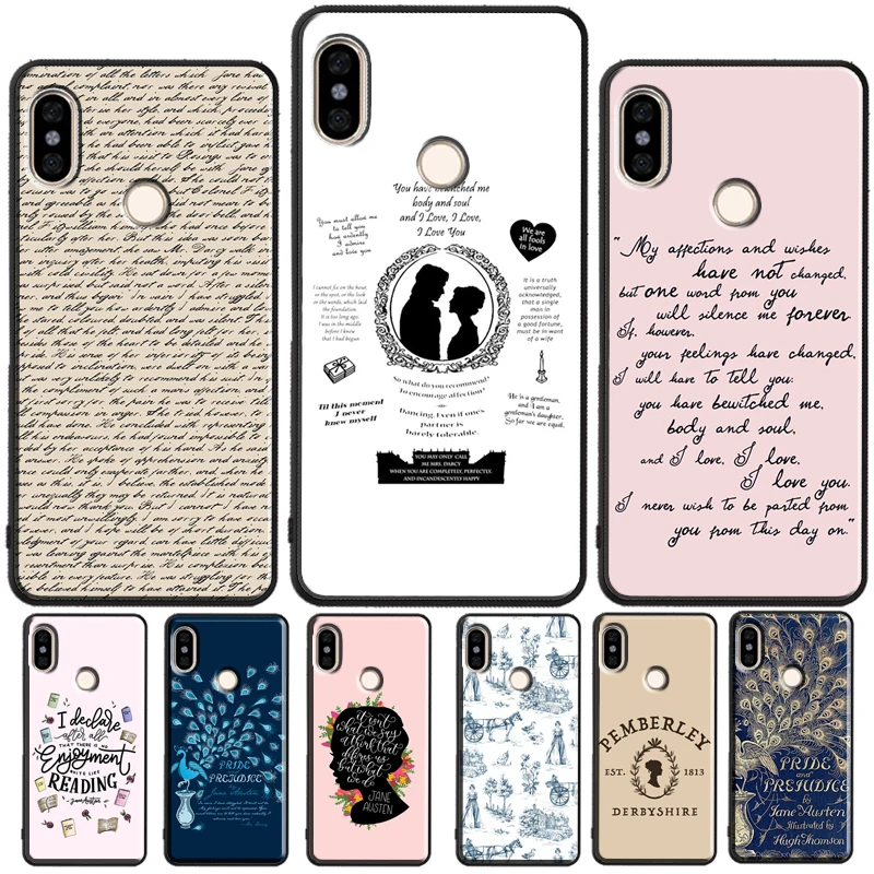 Elegant Pride and Prejudice Themed Phone Case