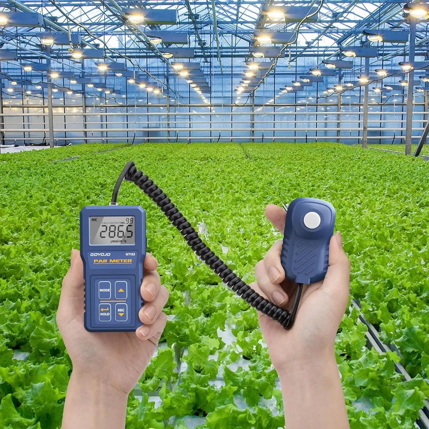 Light Meter Plants Greenhouse PAR Meter Hydroponic Greenhouse Indoor Optimizing Plants Growth Ppfd Led Grow Light