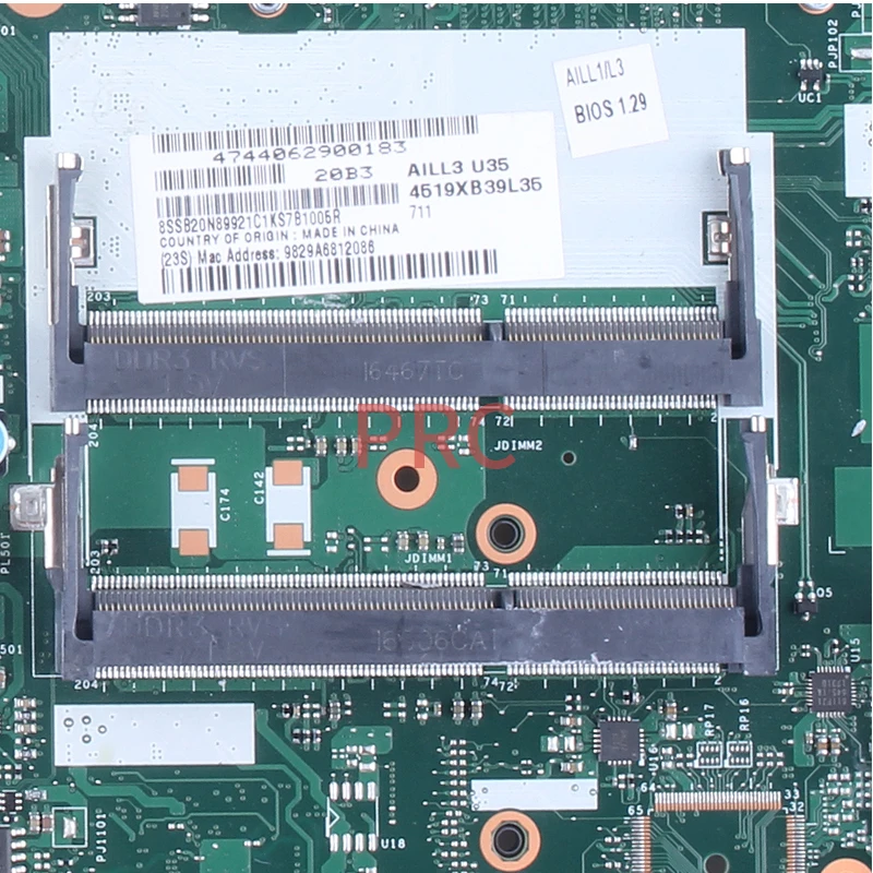 Description Picture 5 of itemFor Iconic Brand Thinkpad L560 Laptop Motherboard LA-C421P LA-C421P 01LV948 01LV943 01LV938 i3-6100U i5-6200U Notebook Mainboard