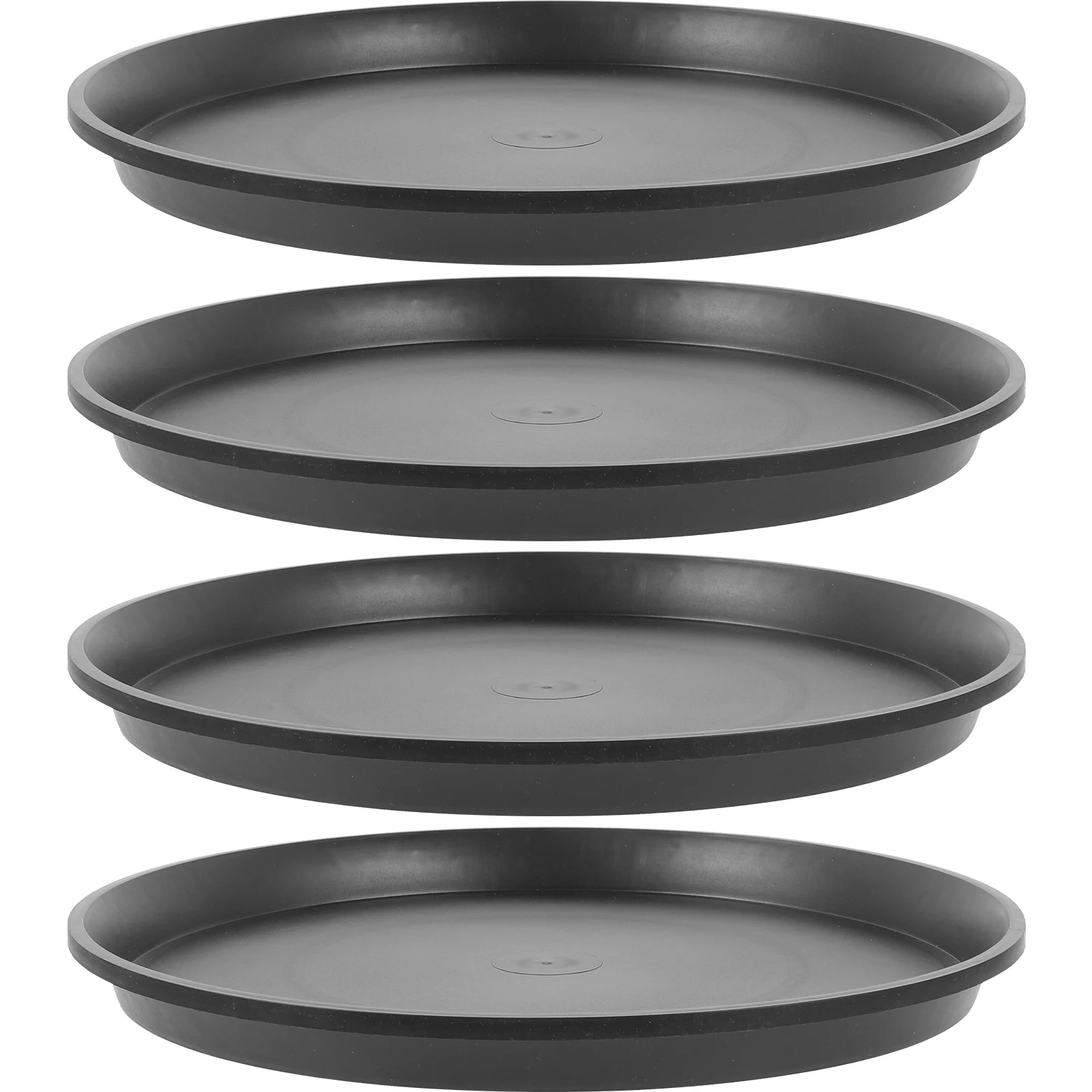 

4 Pcs Flower Pot Bases Plant Tray Dishes Saucer Saucers for Outdoors Trays Indoor Pots