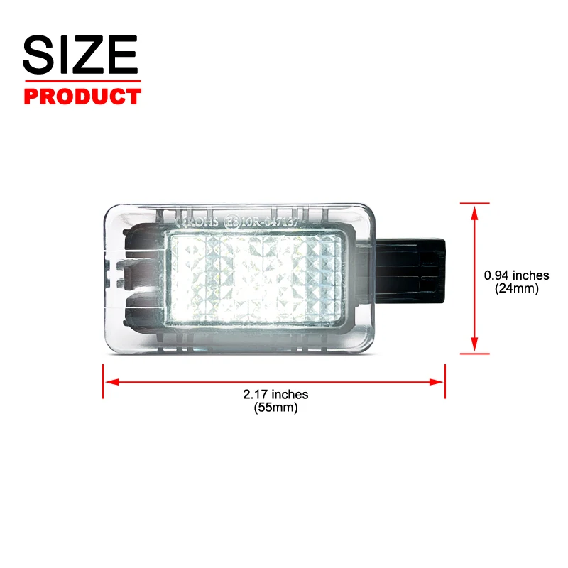 JIOWAX Luci Proiettore Porta Logo per Volvo XC60 XC40 XC90 S90 S60, Porta LED Logo Proiettore Illuminazione Luci di Benvenuto, Auto Benvenuto Lampada Illuminazione di Entrata,1pcs