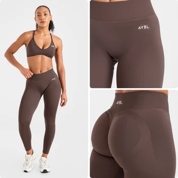 Adapt Seamless Leggings Women Seamless Sports Yoga Pants Low Ribbed Band Gym clothes Fitness Workout wear Scrunch Bum Tights 1
