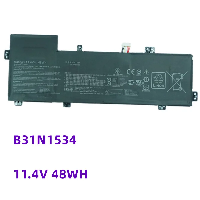 

11.4V 48WH B31N1534 Laptop Battery For ASUS Zenbook UX510 UX510UW UX510UX Series 3ICP7/60/80 0B200-02030000