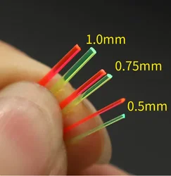 0.5mm 0.75mm 1.0mm Fiber Optic Bow Sight 50cm Fiber Slingshot or Compound Bow sight Pin Bow sight Accessory