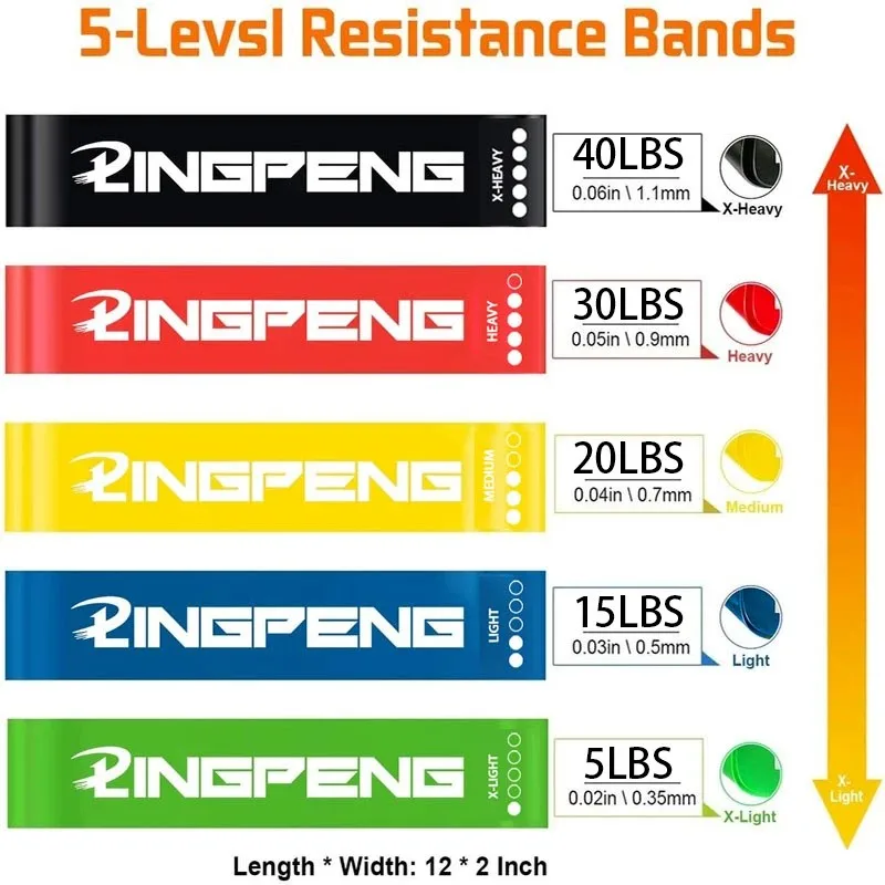 Fitness Elastic Resistance Belt for Yoga, Pilates, and Family Workouts