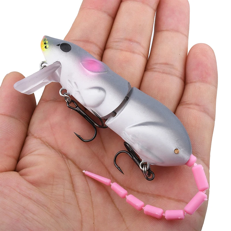 Mouse Lure Artificial Plastic Mouse Fishing Lure Swimbait Rat Pike Bass Minnow Floatingbaits Fishing Tackle Accessories,fishing lure