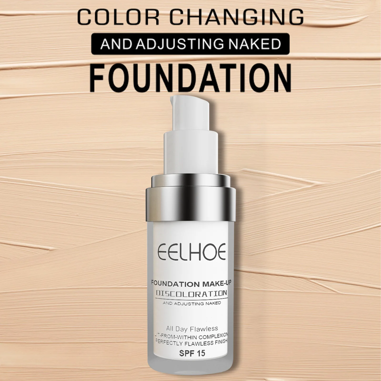 Concealer Temperature Color Change Liquid Foundation Long Lasting Moisturizing Waterproof Sweat Proof Makeup Base Cosmetics